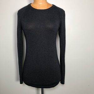 Lululemon grey long sleeve merino wool sweater
